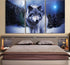 Tableau Loup Neige